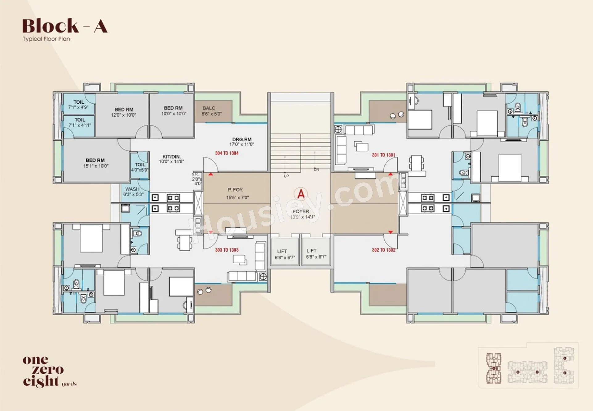 108 Yards Floor plan 1
