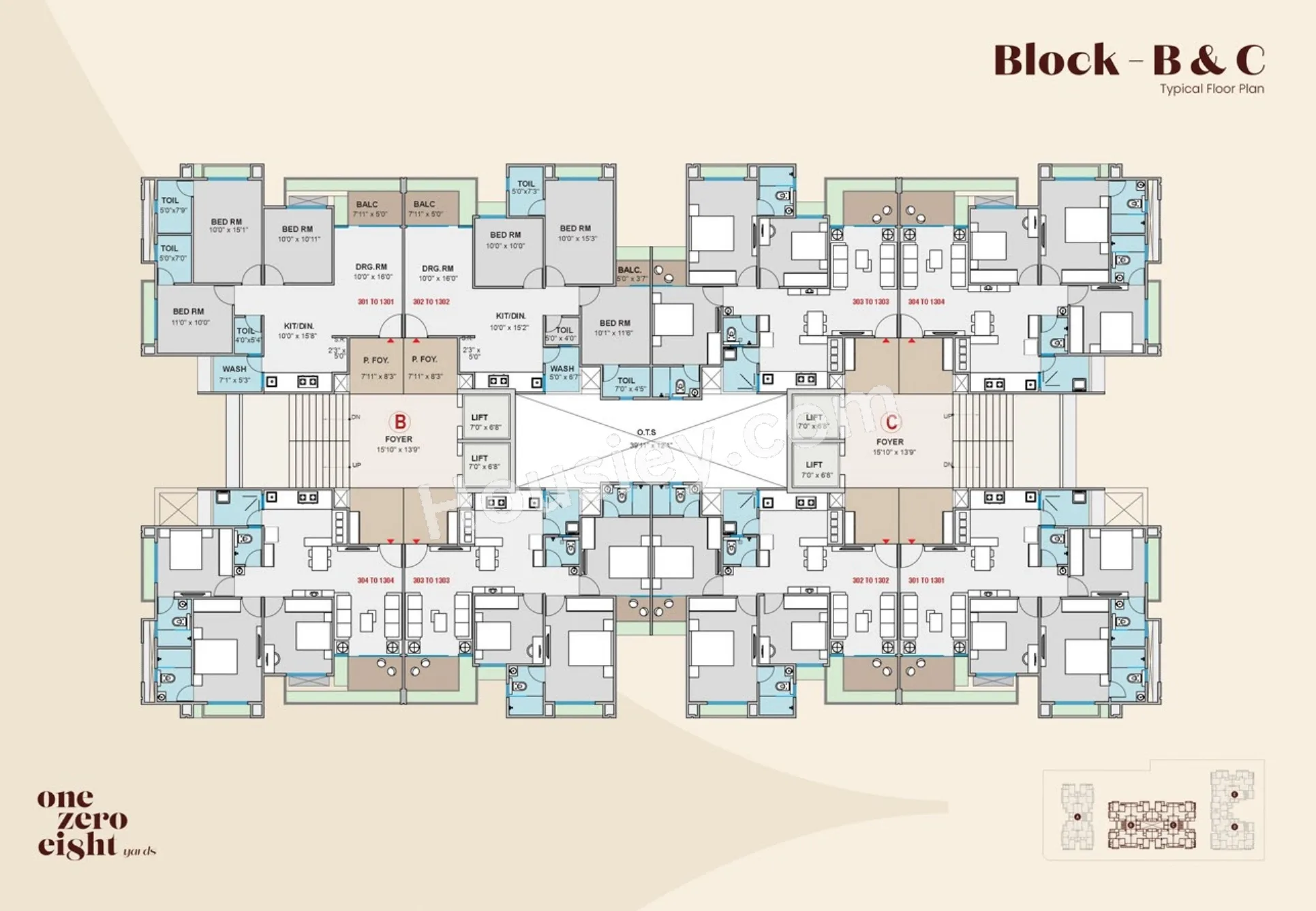 108 Yards Floor plan 2