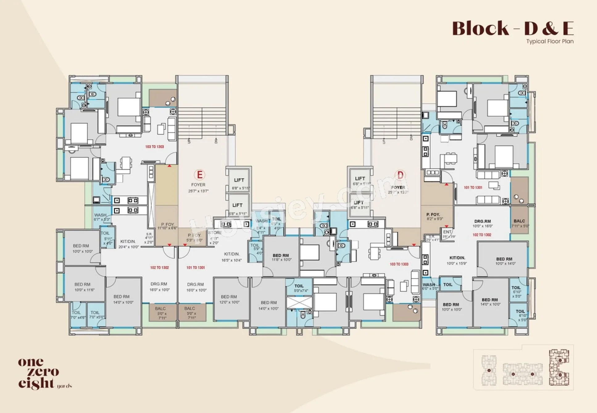 108 Yards Floor plan 3