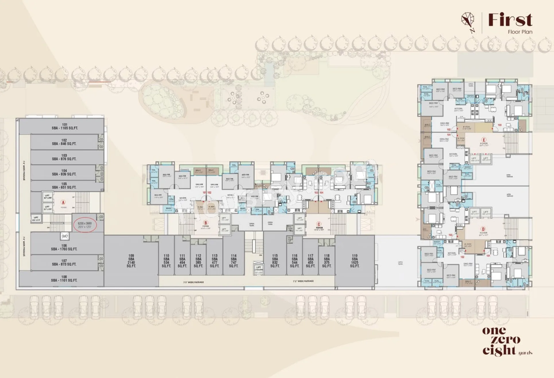 108 Yards Floor plan 4