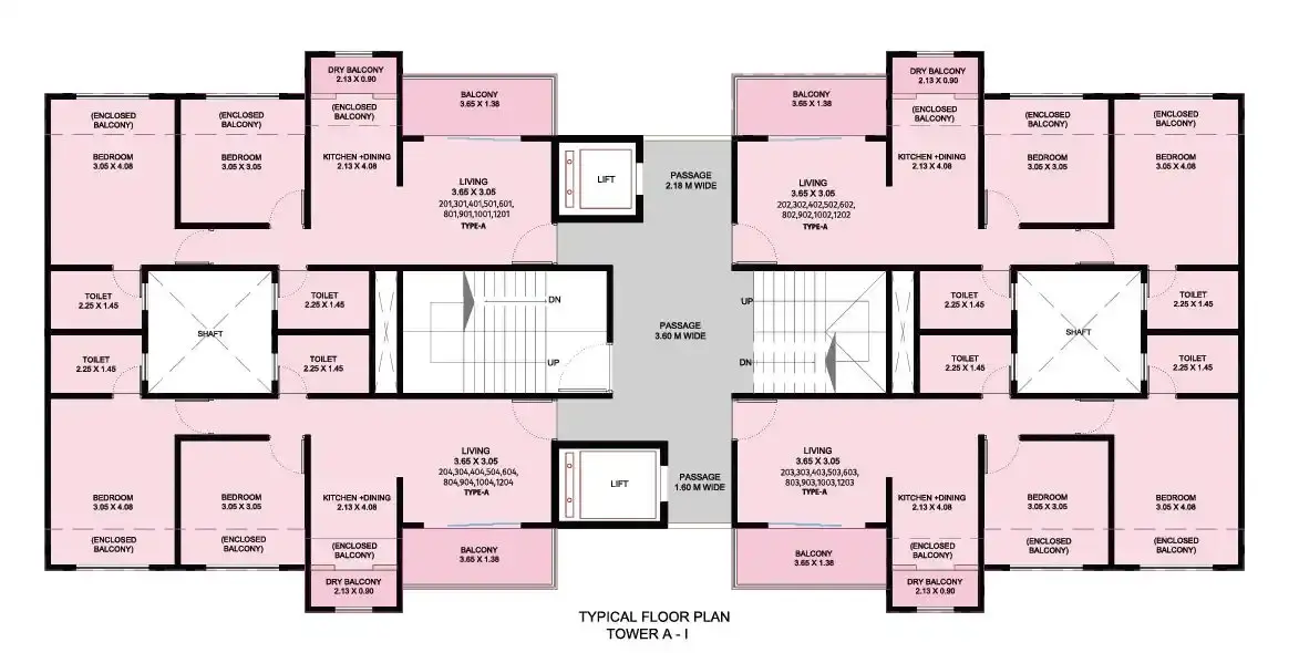 Kohinoor Sapphire 2 Floor Plan