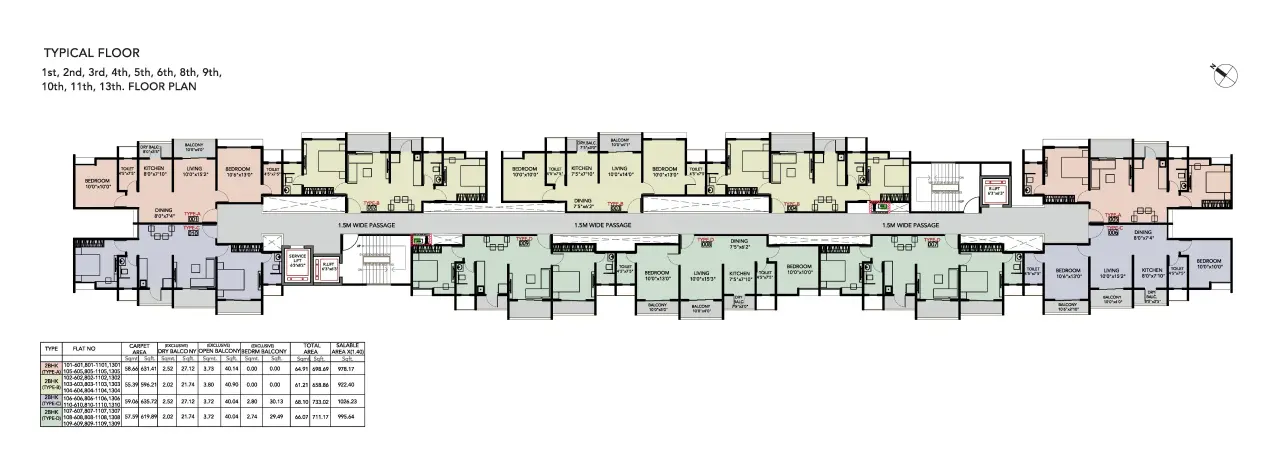 Kohinoor Emerald Floor Plan