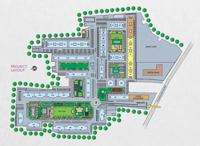 Kumar Park Infinia Master Plan
