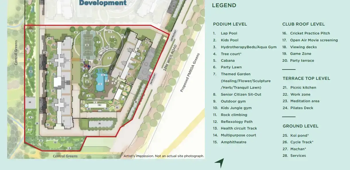 Godrej Meadows Master Plan