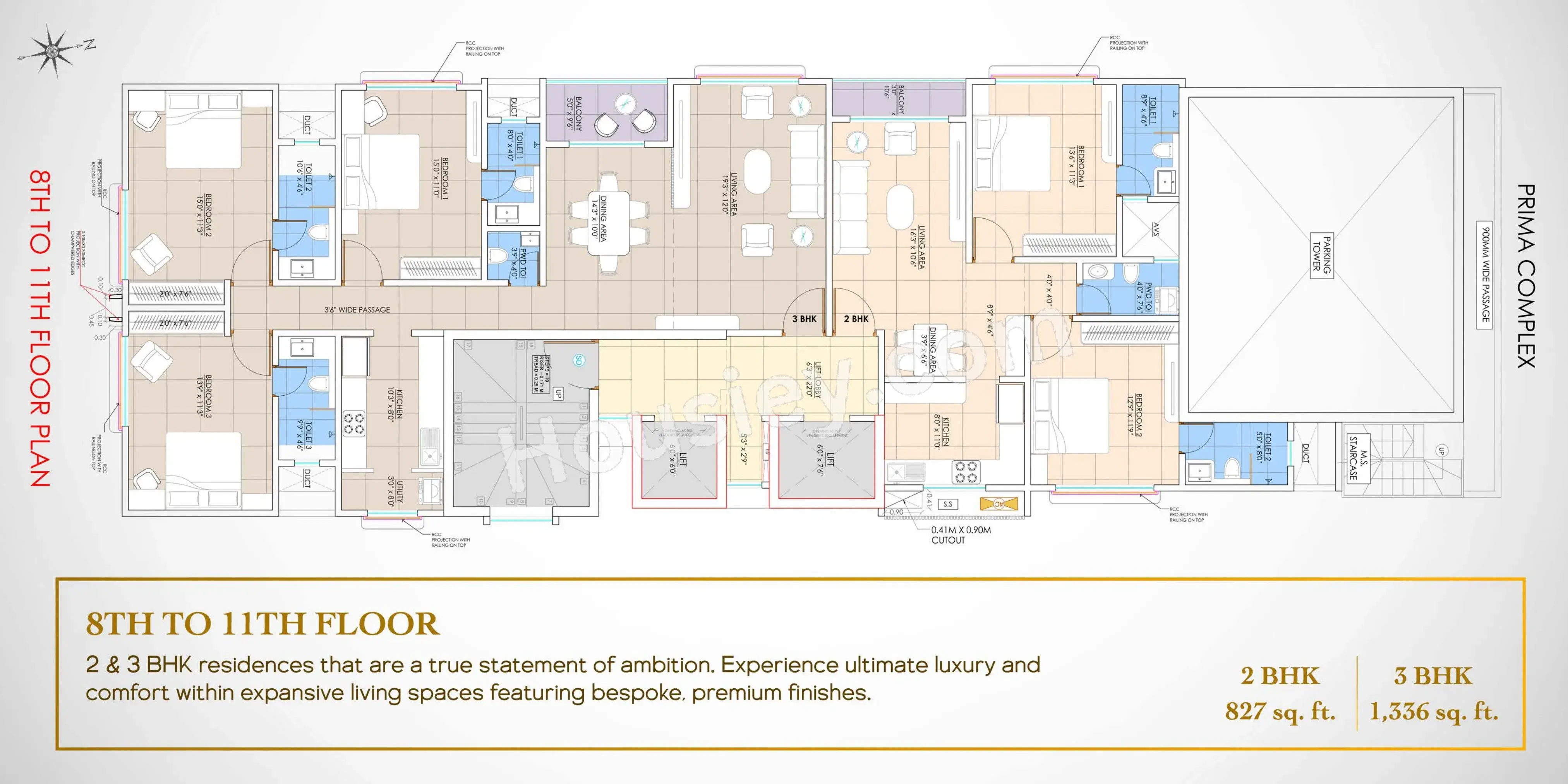 5th Avenue Prima Complex Floor plan 2