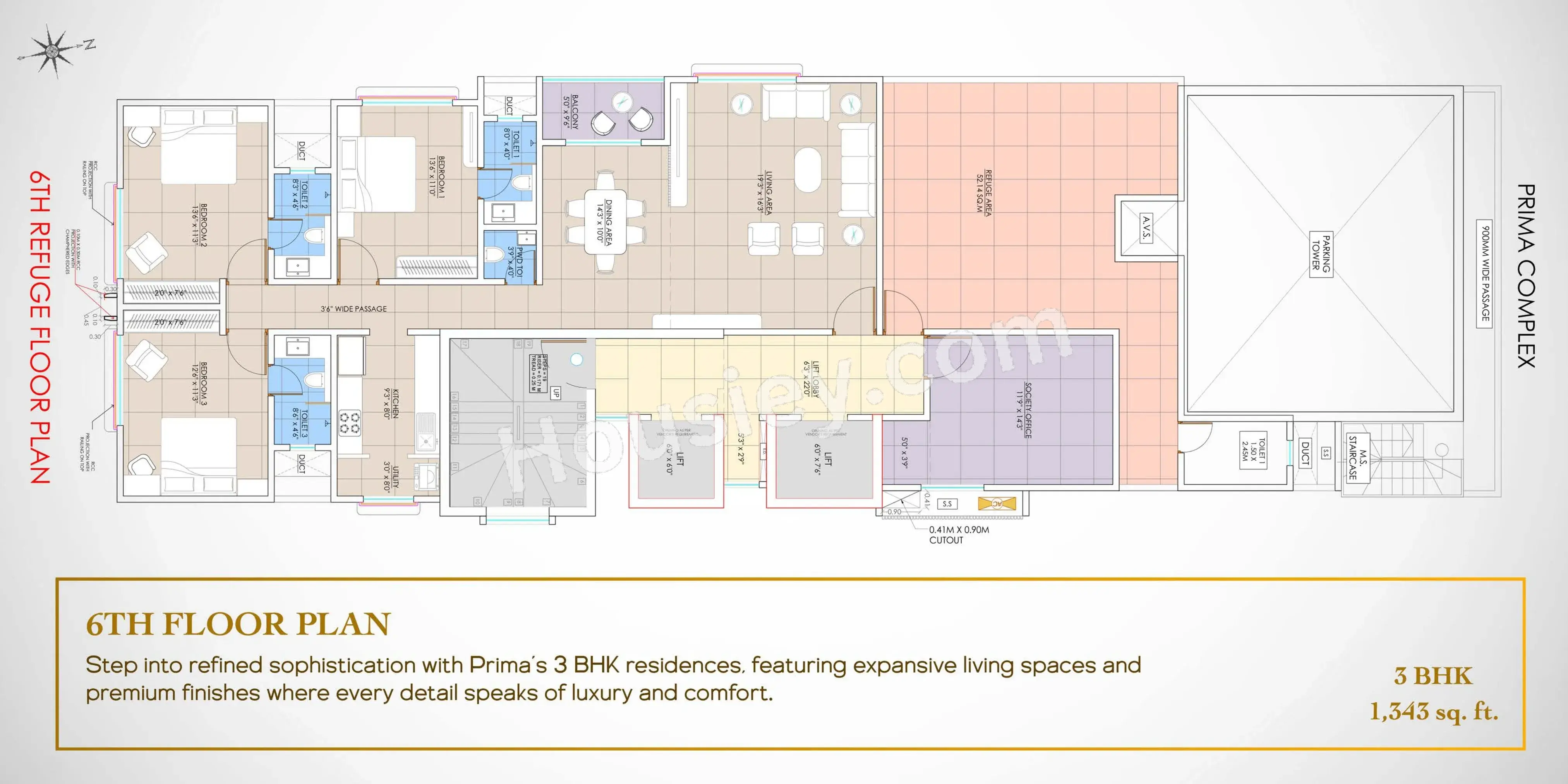 5th Avenue Prima Complex Floor plan 3