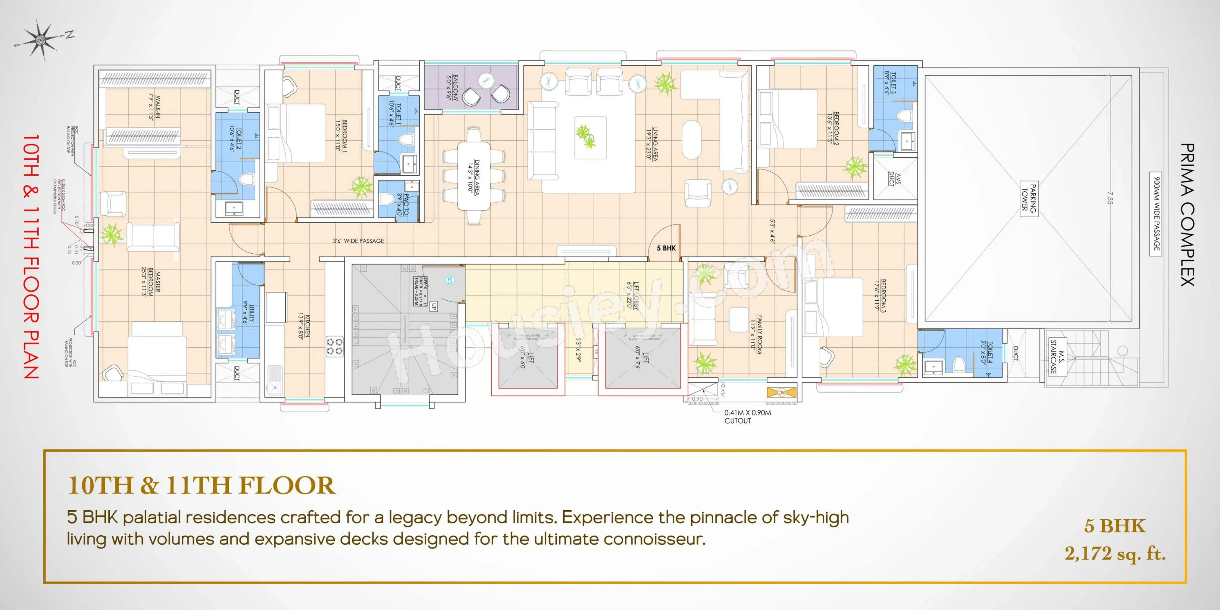 5th Avenue Prima Complex Floor plan 4
