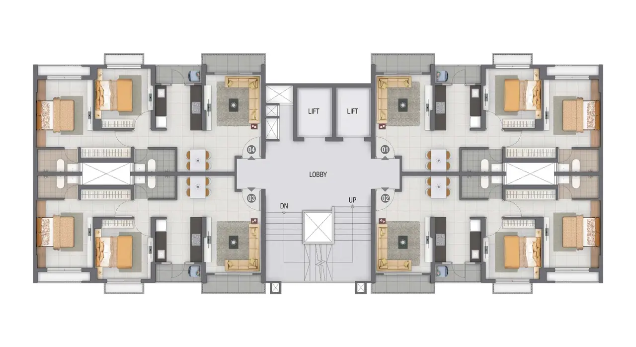 Adani Aster Neo Floor Plan