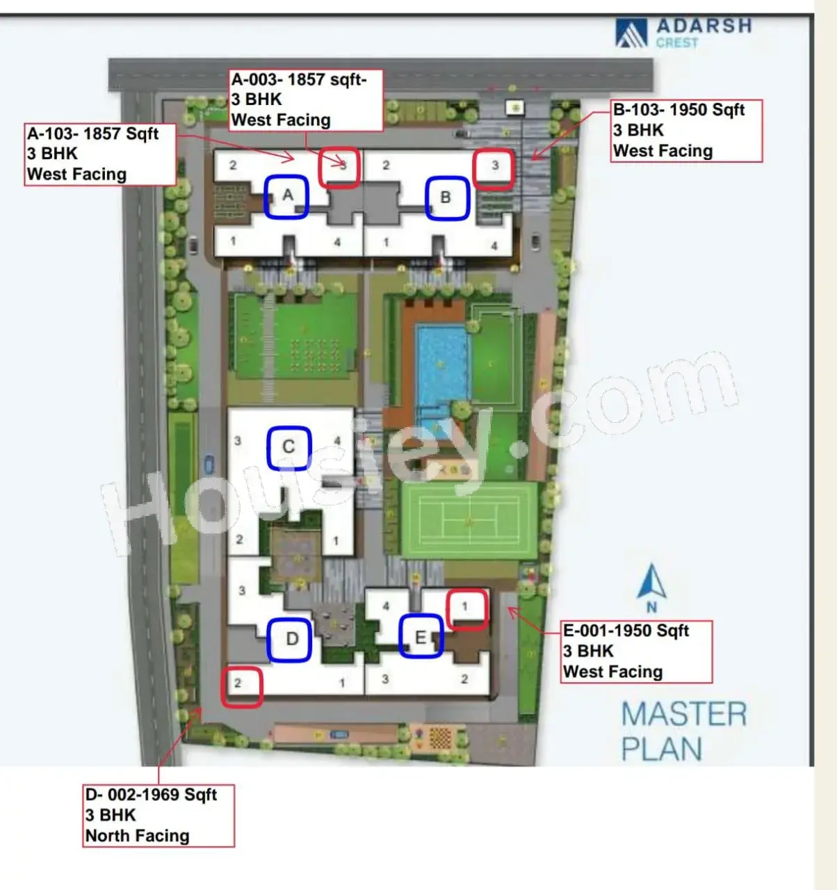 Adarsh Crest Master Plan