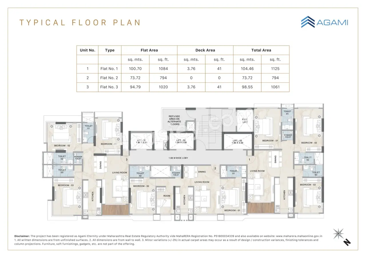 Agami Artclave Floor Plan