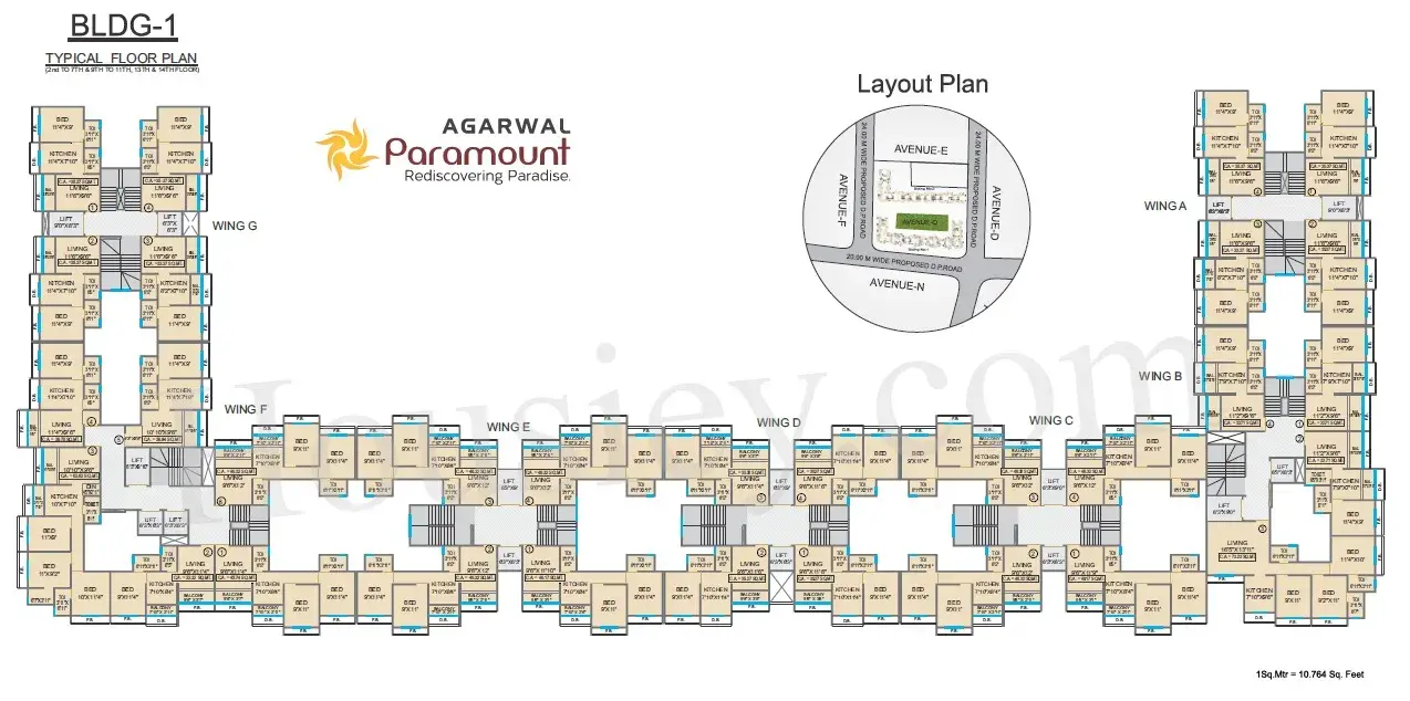 Agarwal Paramount Master Plan