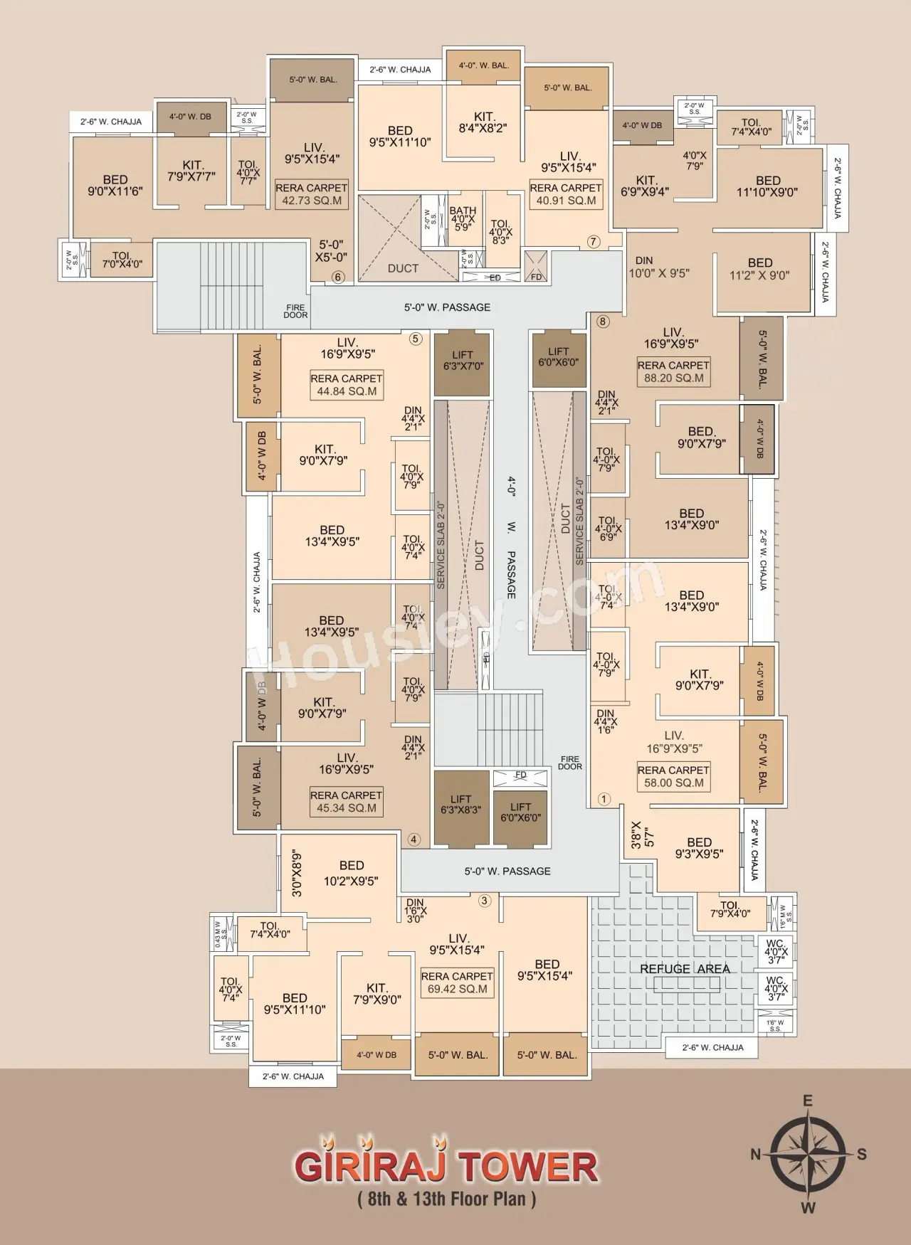 Agarwal Giriraj Tower Master Plan