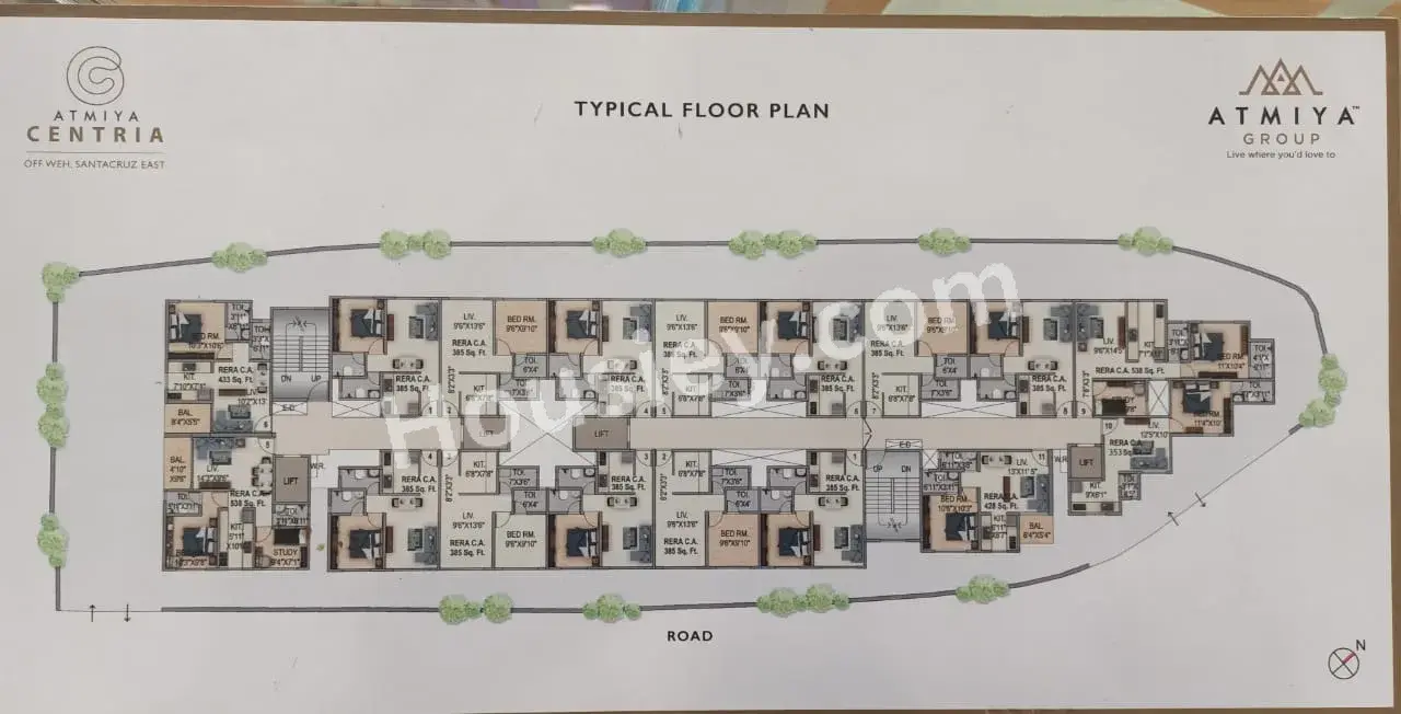 Atmiya Centria Floor Plan