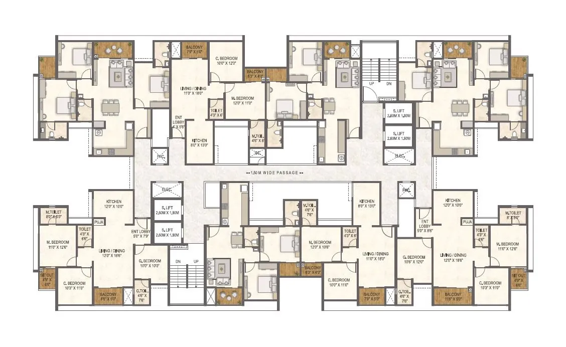 Austin Lush Floor plan 1