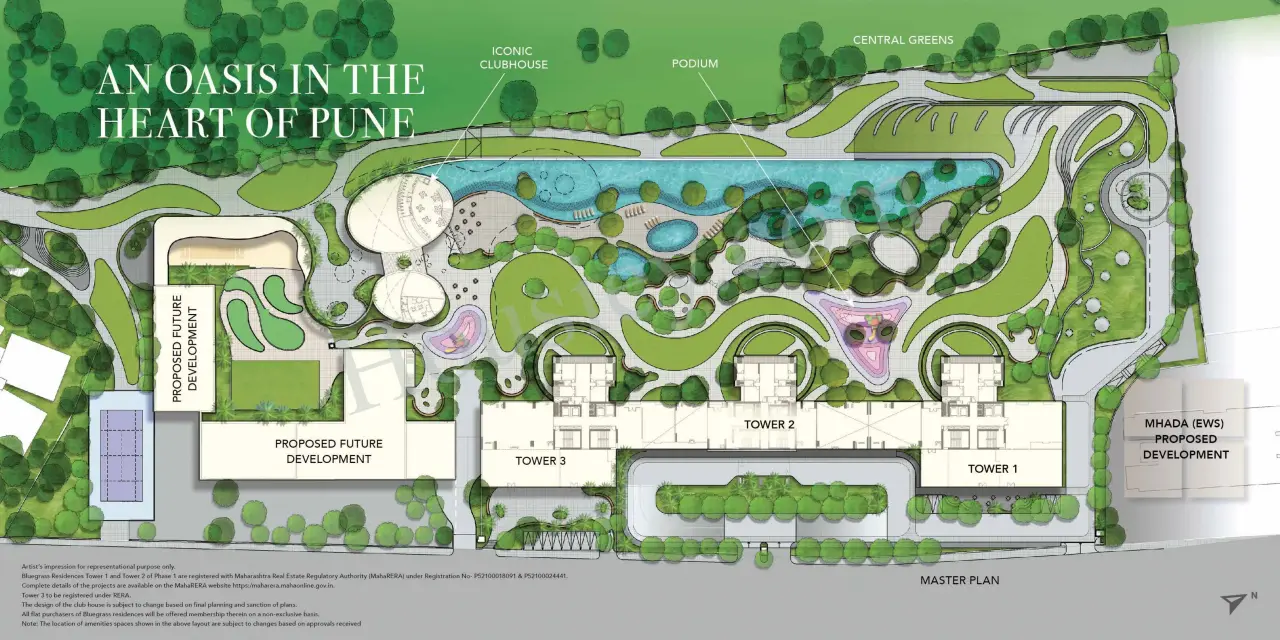 Sagitarius Bluegrass Residences Master Plan