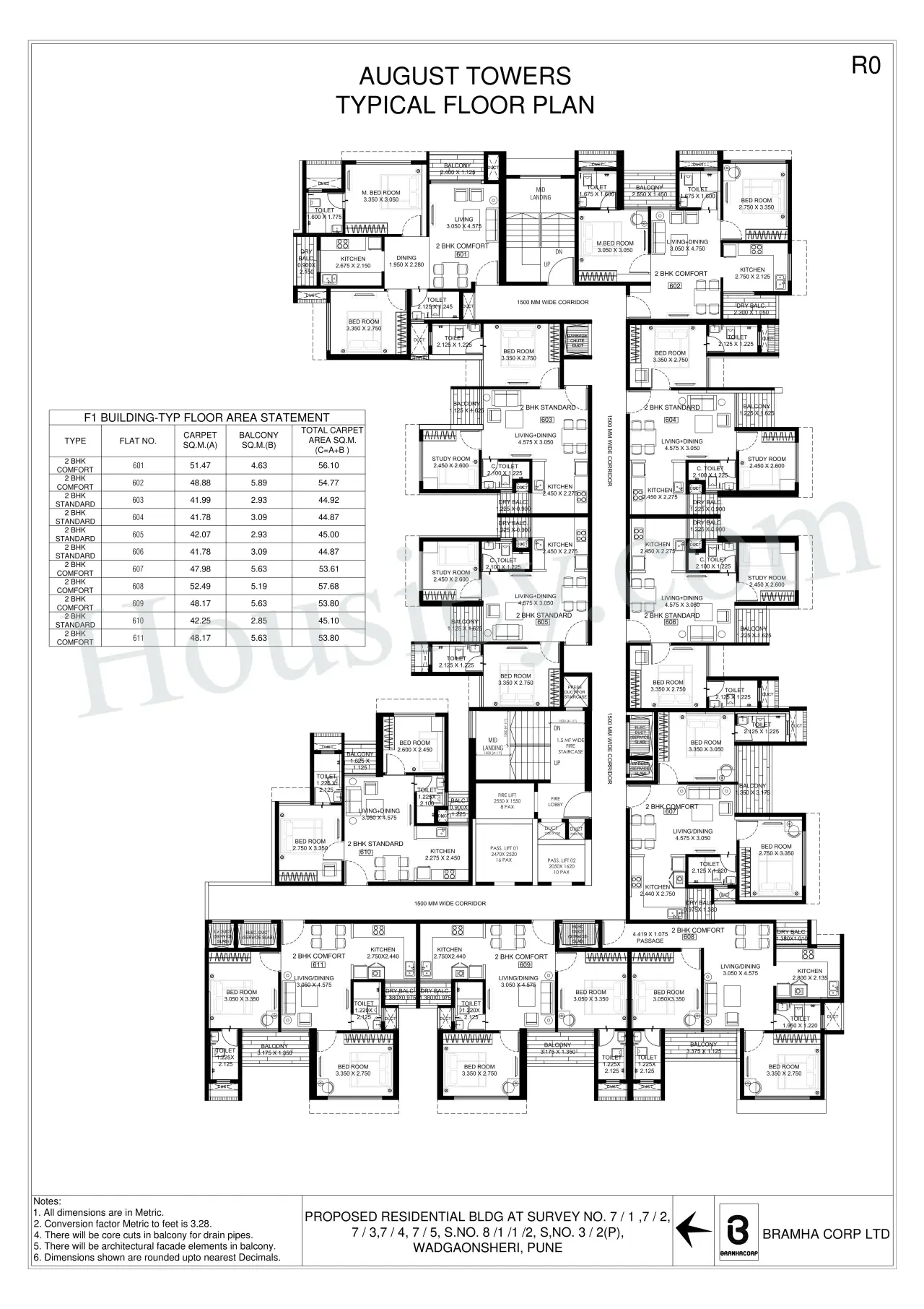 Bramha August Tower Master Plan