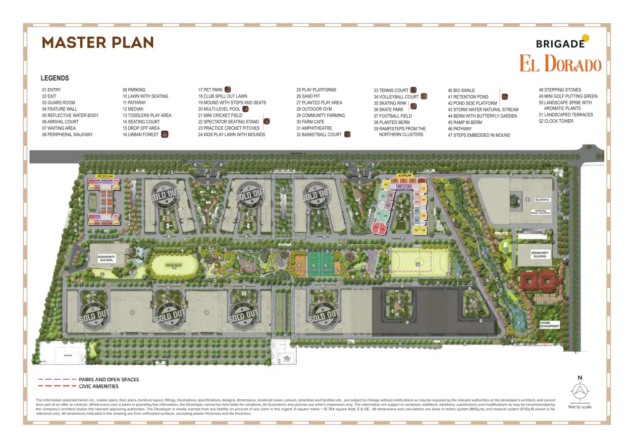 Brigade El Dorado - Aurum Master Plan