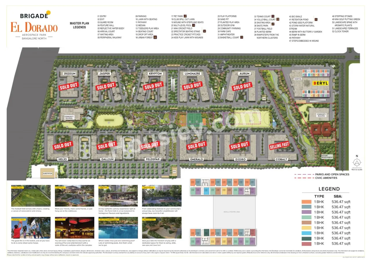 Brigade El Dorado Beryl Master Plan