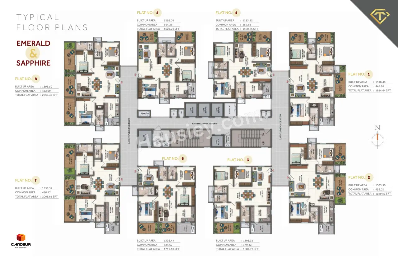 Candeur Twins Floor Plan