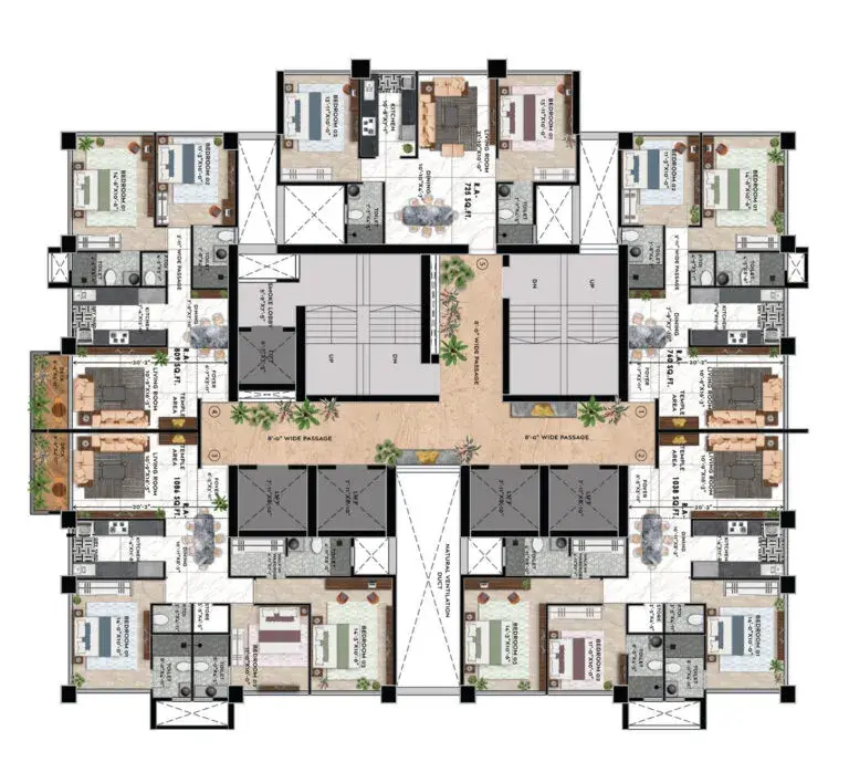 Shreeji Skyrise Master Plan