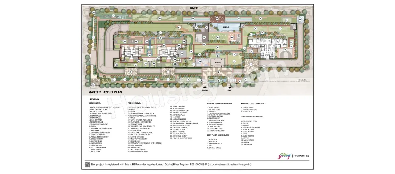 Godrej River Royale Master Plan