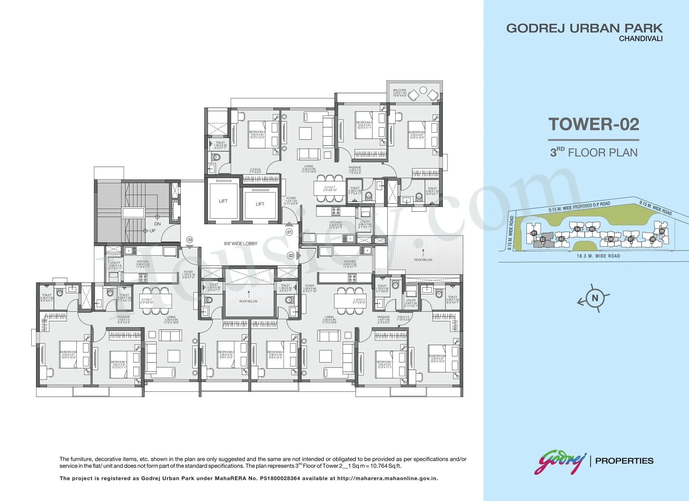 Godrej Urban Park Floor plan 4