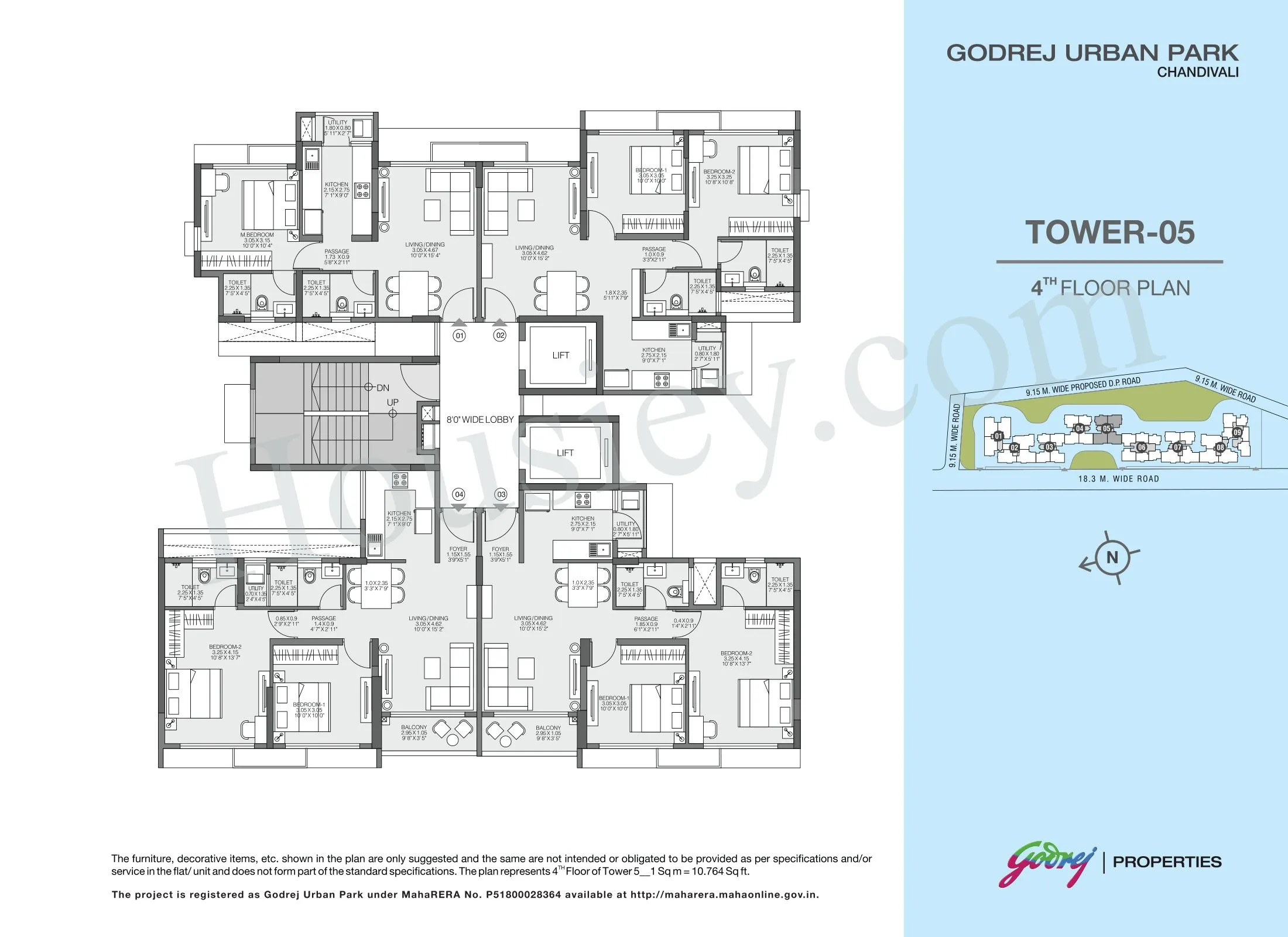Godrej Urban Park Floor plan 9