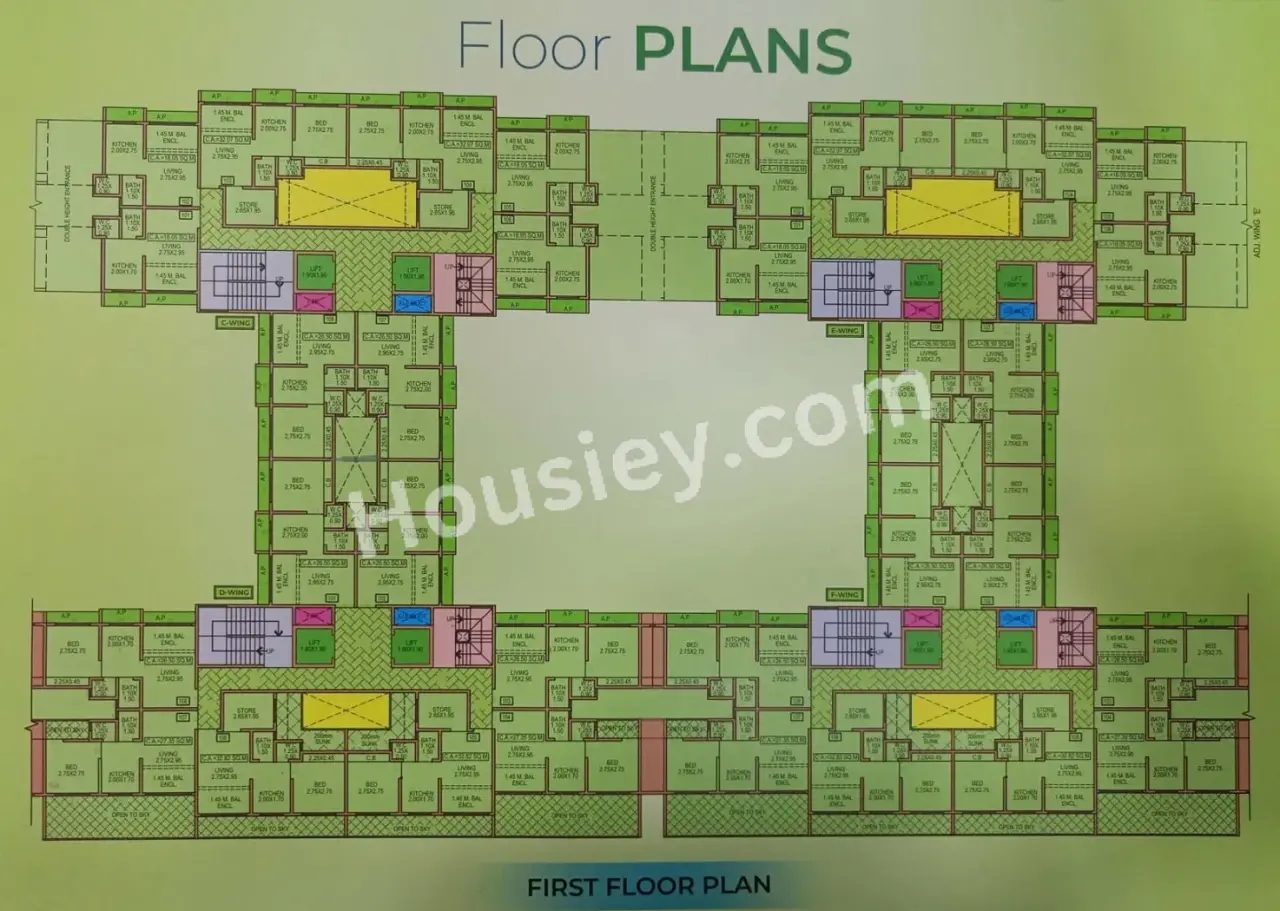 Green View Apartment Floor Plan