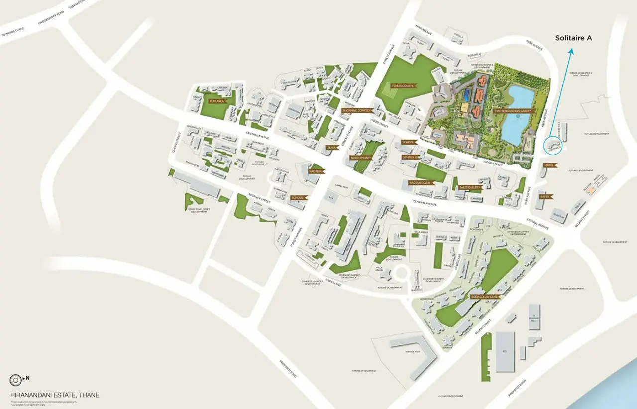 Hiranandani Estate Solitaire Master Plan