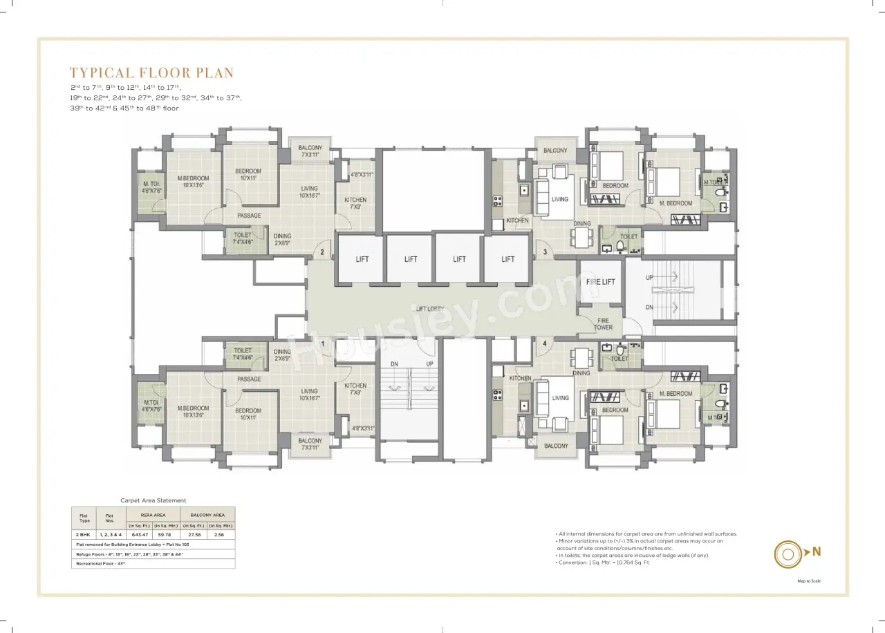 Hiranandani Falcon Floor Plan