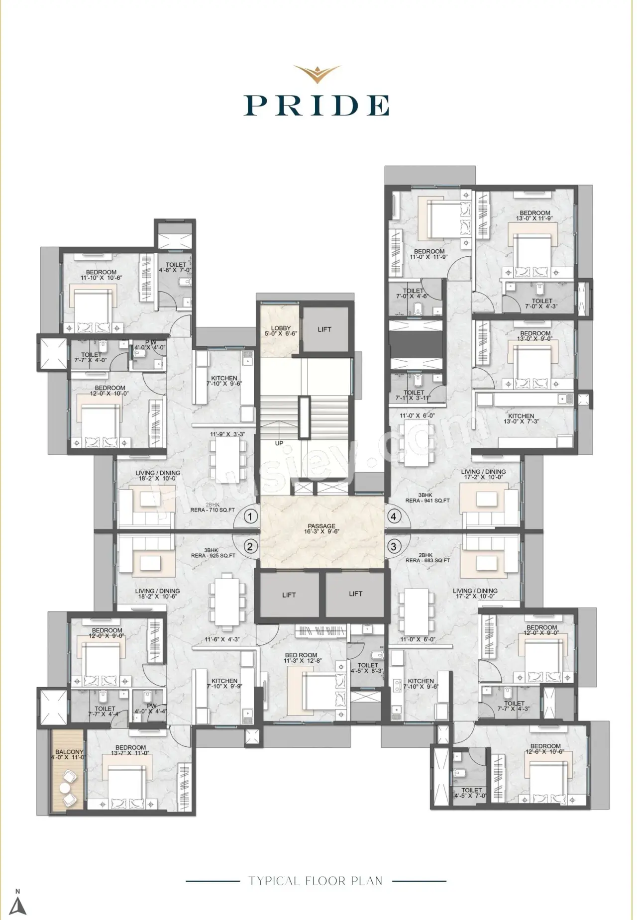 Hirani Pride Floor Plan