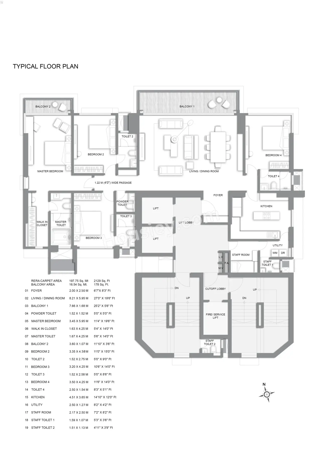 Kalpataru Oceana Floor Plan