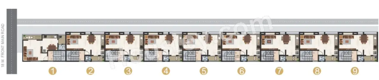 Kalpdeep Sky Villas Master Plan