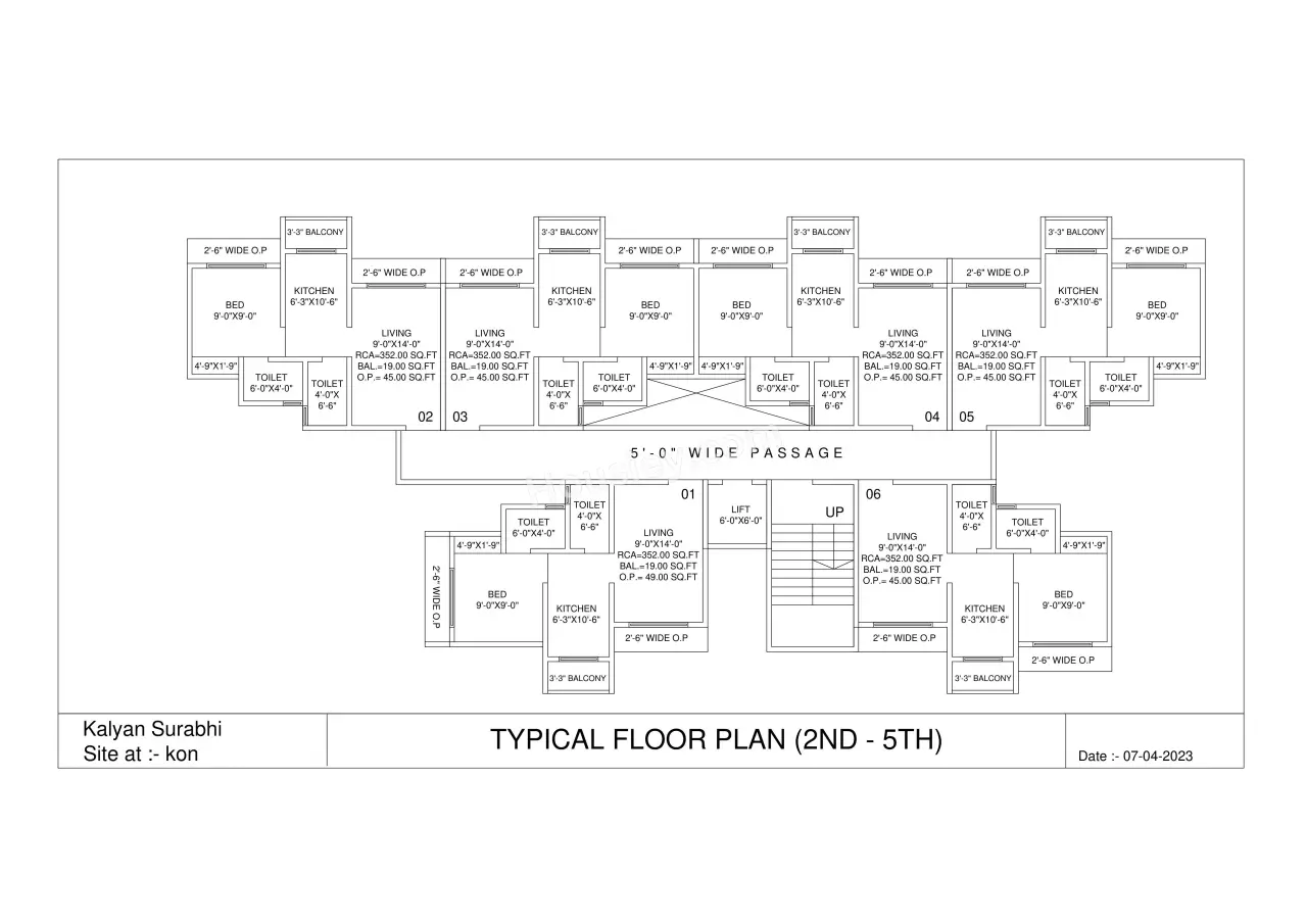 Kalyan Surabhi Floor Plan