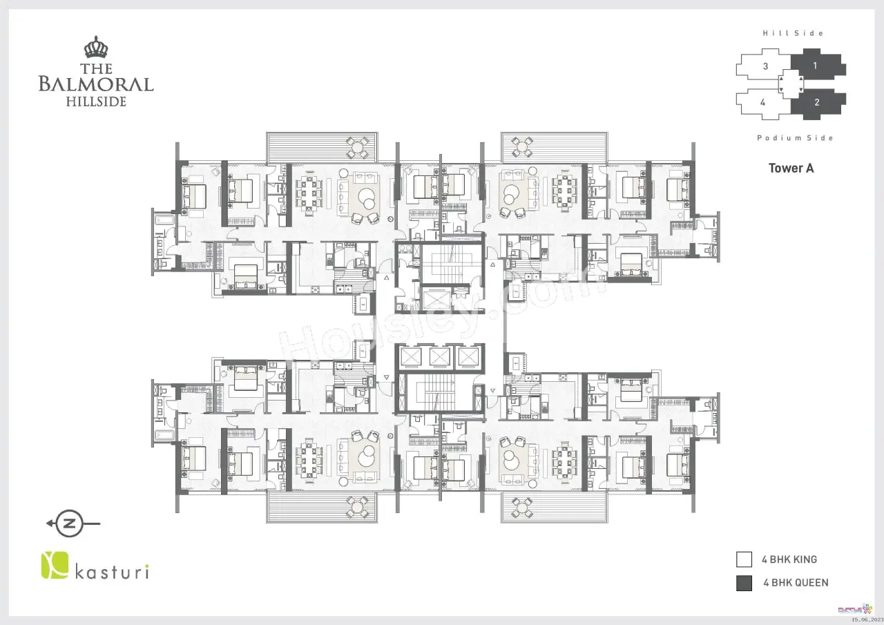 Kasturi The Balmoral Hillside Floor Plan
