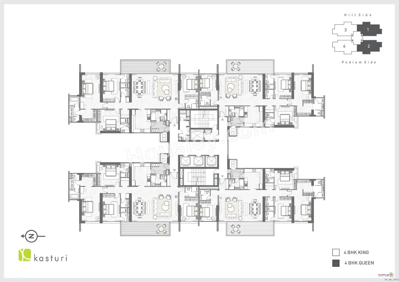 Kasturi The Balmoral Towers Floor Plan