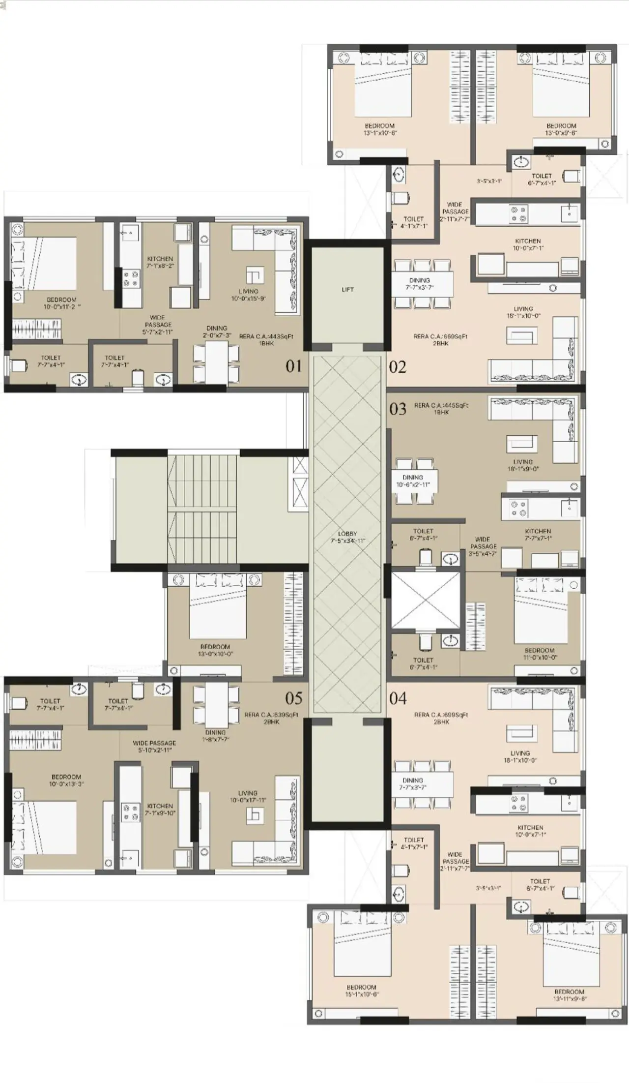 Kaustubh Vanrai Floor Plan