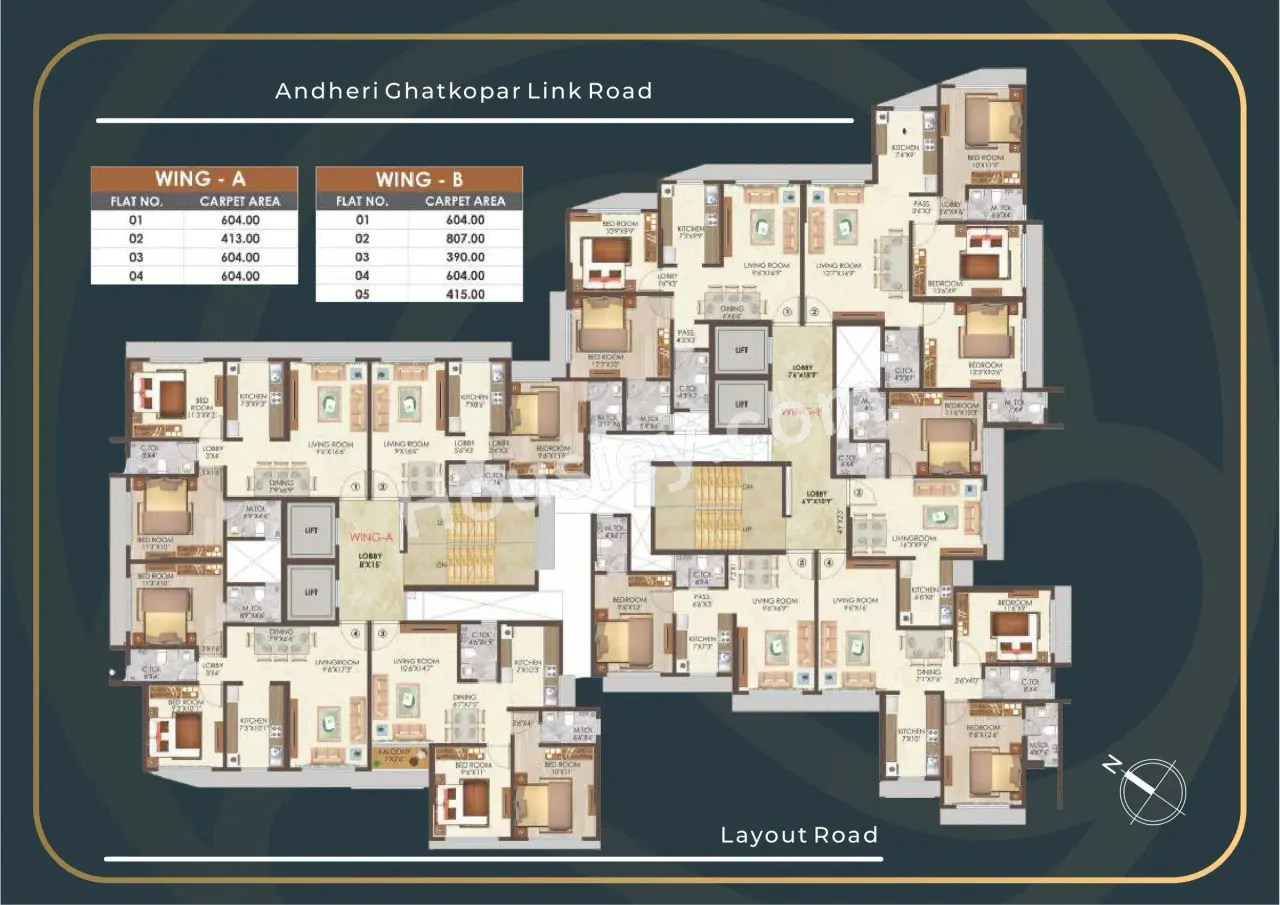 Kaveri Heights Floor Plan