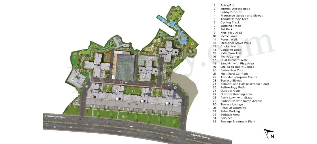 Mahindra Happinest Kalyan Master Plan