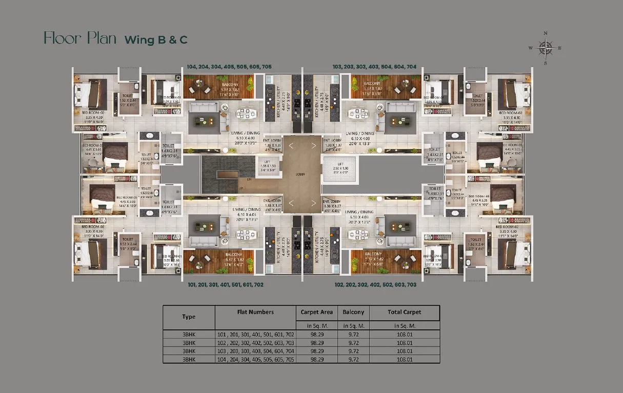 Majestique Vriddhi Floor Plan