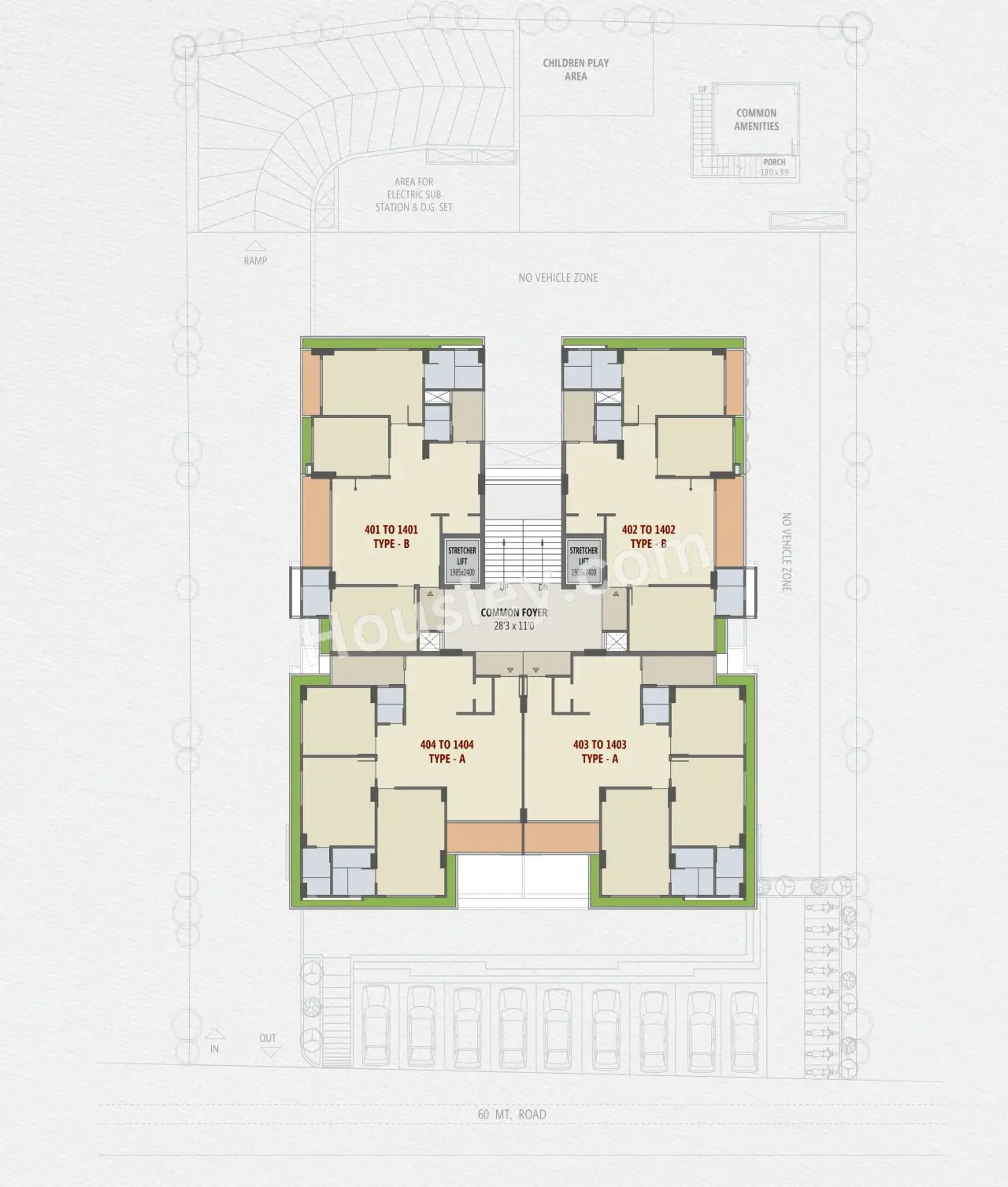 Parshwa RJ Pashmina Floor Plan