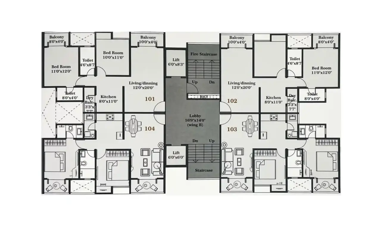 Pawar Riseonic Floor Plan