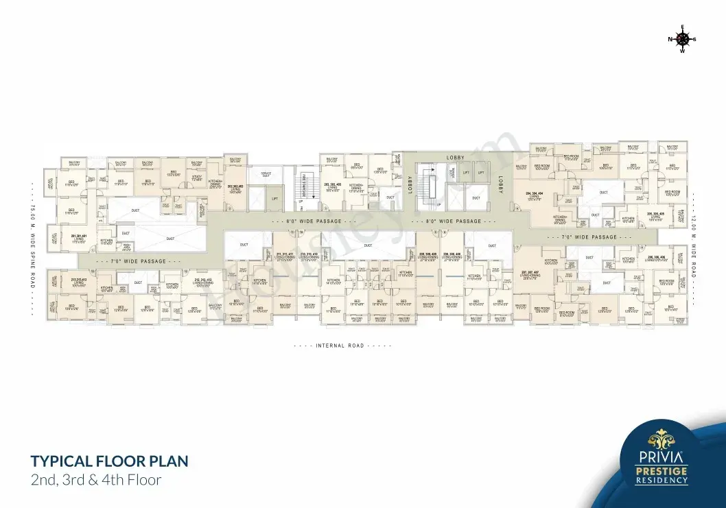 Prestige Privia Floor Plan