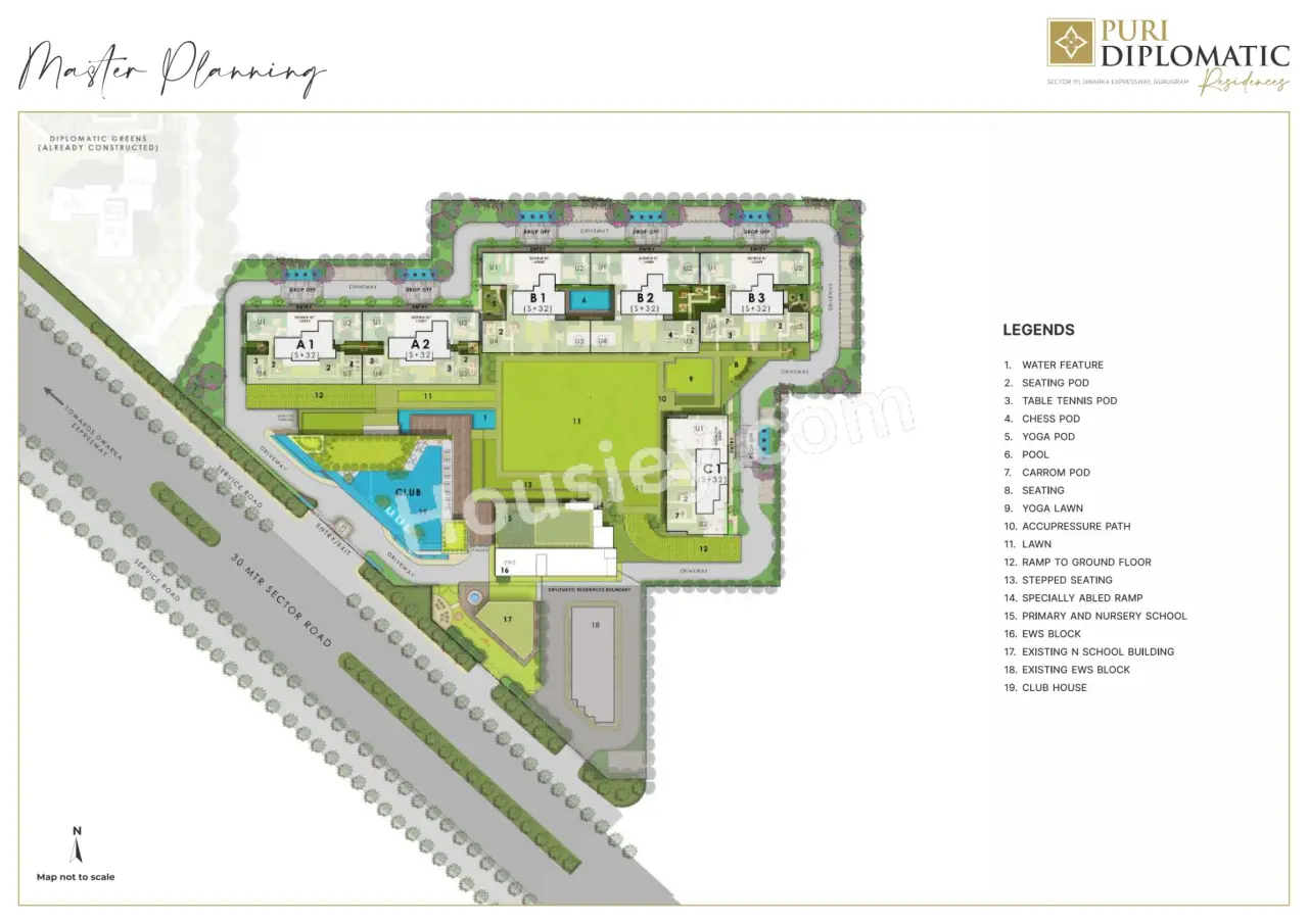 Puri Diplomatic Residences Floor Plan