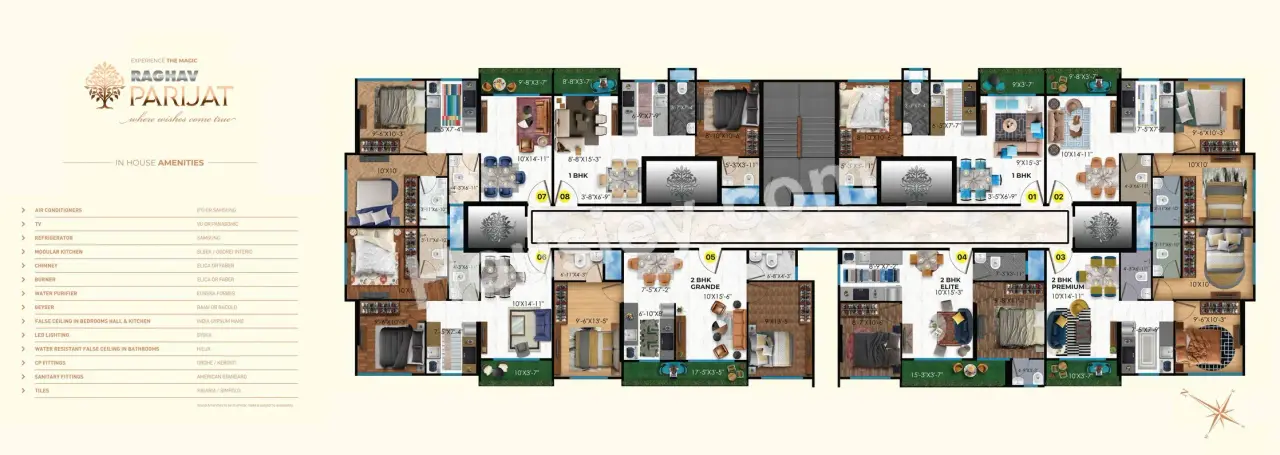Raghav Parijat Floor Plan