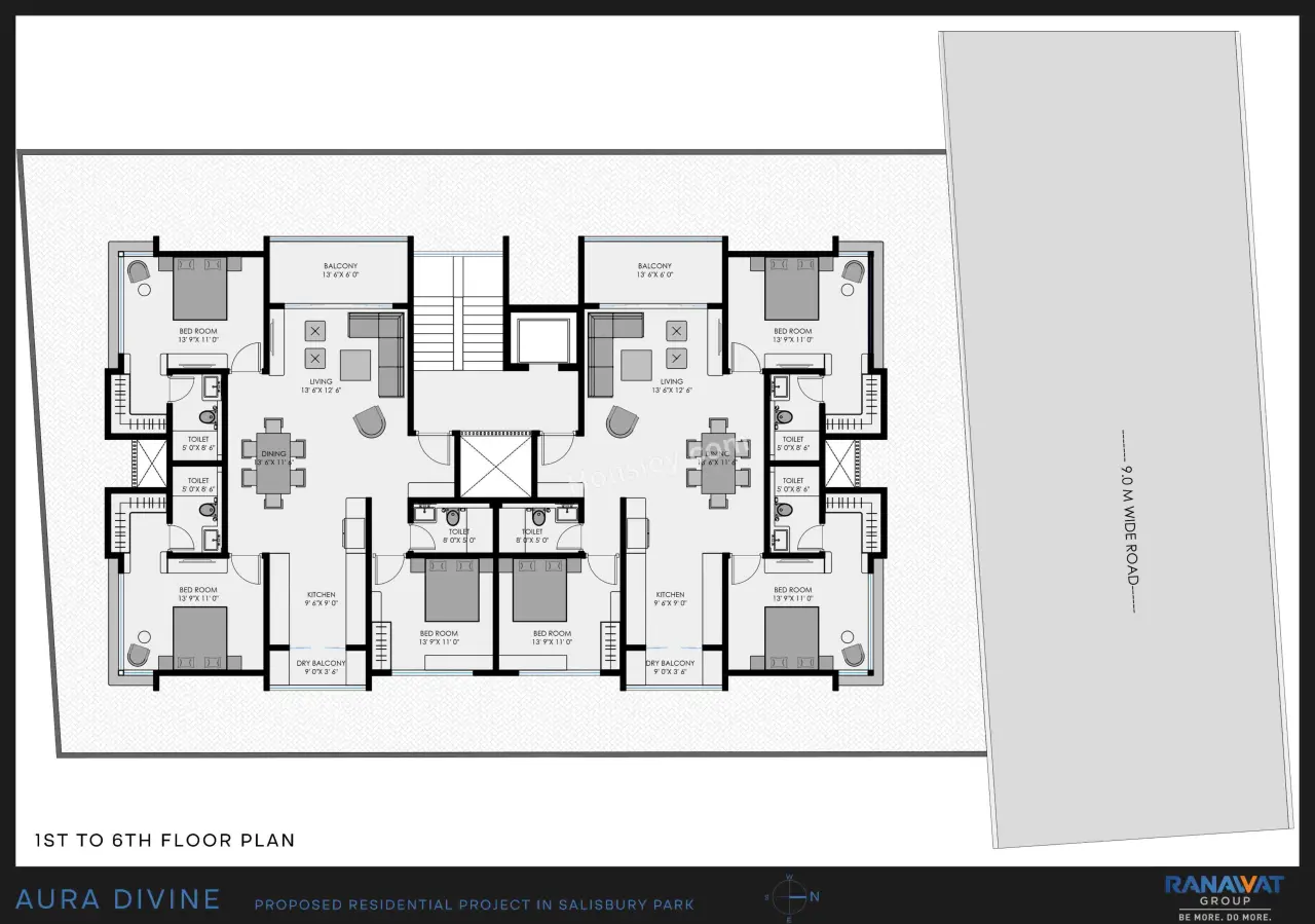 Ranawat Aura Divine Floor Plan