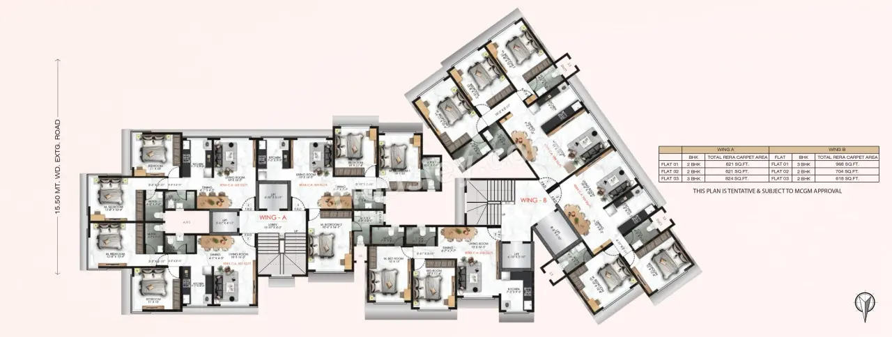 Rishabraj Saffron Peace Floor Plan