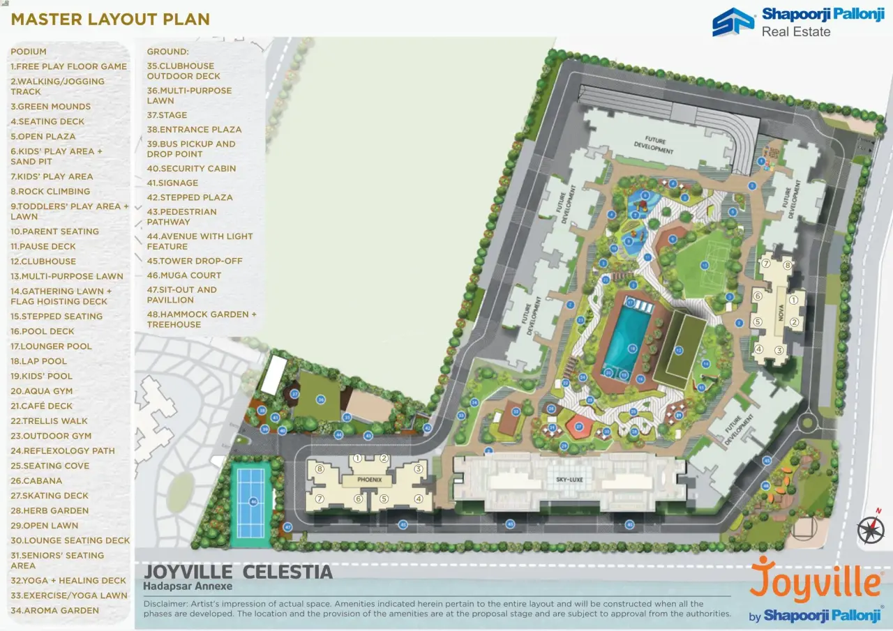 Shapoorji Joyville Celestia Master Plan