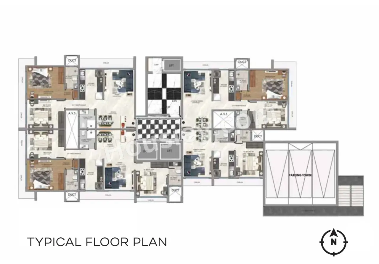 Sanghvi Crystal Floor Plan