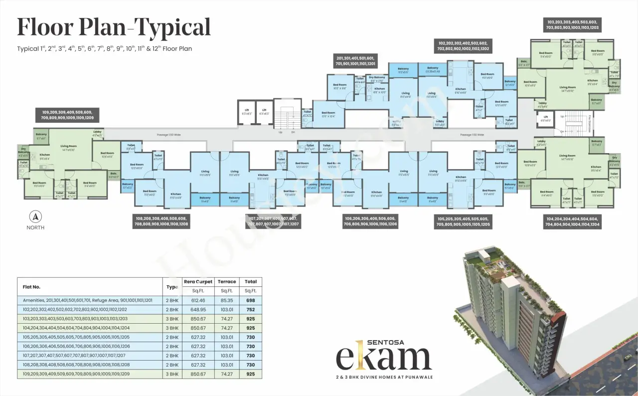Sentosa Ekam Floor Plan